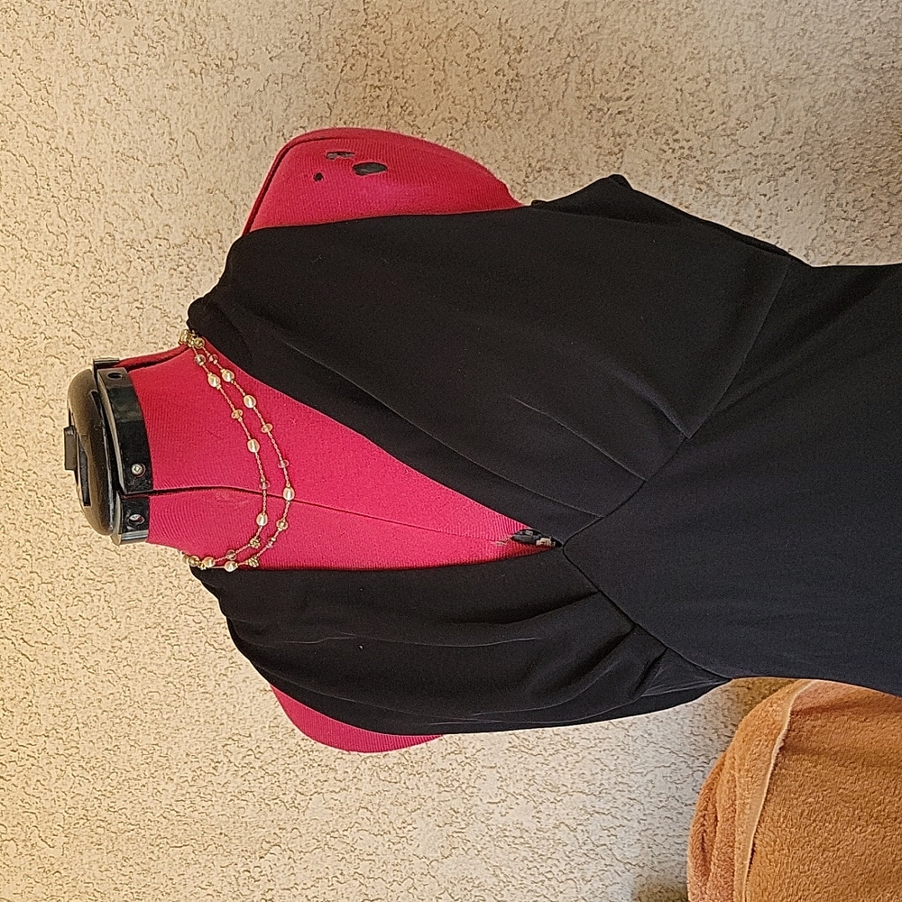 Date  Night Stretchy Bodycon Black "Go To Essential " Dress